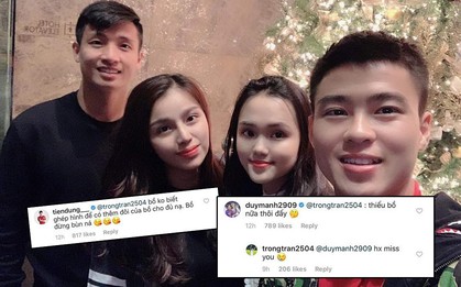 Đi chơi Noel tình bể tình với bạn gái, Tiến Dũng - Duy Mạnh vẫn không quên nói nhớ nhung bồ Trọng