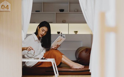 Quán cà phê giường nằm phong cách Nhật ở Sài Gòn: Thiết kế riêng tư giống dorm nên bị nhầm là khách sạn