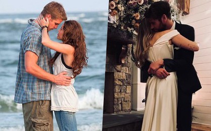 Phát hiện thú vị: Ảnh cưới của Miley và Liam trông giống hệt khoảnh khắc gặp nhau gần 10 năm trước