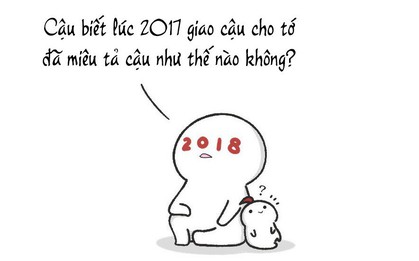 Bộ tranh chứa "cả bầu trời cute": Cảm ơn 2018 nhé, vì đã cố gắng thật nhiều!