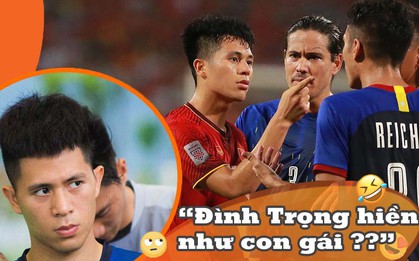 Loạt bằng chứng cho thấy Đình Trọng thường ngày ỏn ẻn hiền lành nhưng lúc gặp chuyện thì đổi tính “gắt” đến khó lường