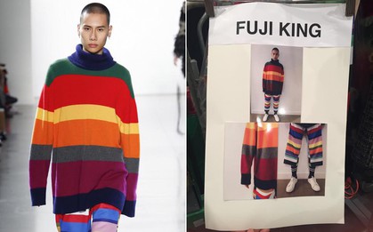 Và đây vẫn là mẫu nam duy nhất của nước ta trình diễn tại New York Fashion Week mùa này