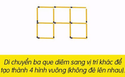5 câu đố que diêm đủ sức thách thức thiên tài ẩn dật xung quanh chúng ta