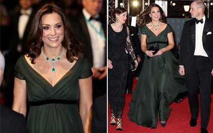 Tinh tế là vậy mà Công nương Kate Middleton vẫn bị chỉ trích khi diện lễ phục đến lễ trao giải BAFTA
