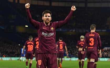 Messi phá dớp, Barca may mắn thoát thua Chelsea