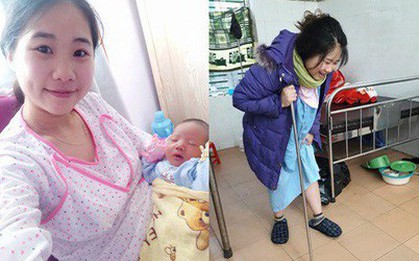 Tết đến chị em lên đồ ra phố, riêng bà đẻ này dành cả thanh xuân để tập đi, ru rú trong nhà gặm móng giò