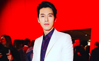 Hyun Bin thần thái ngút trời trên ghế đầu show thời trang tại Milan Fashion Week
