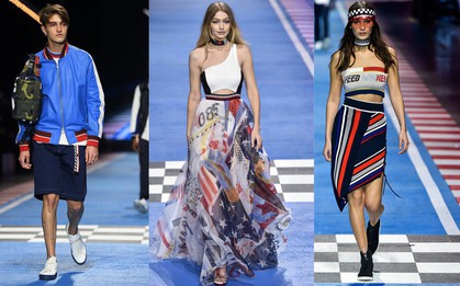 Không tỏa sáng một mình, Gigi Hadid rủ luôn hai em ruột cùng nhau "phá đảo" show thời trang