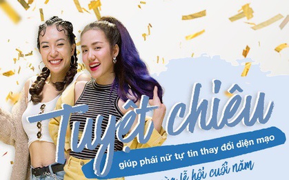 Tuyệt chiêu giúp phái nữ tự tin thay đổi diện mạo trong mùa lễ hội cuối năm