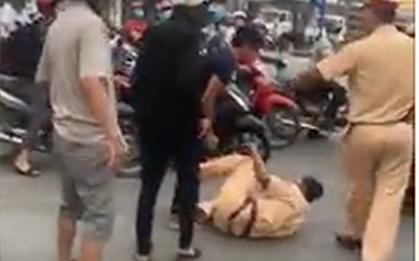 Ba anh em vi phạm giao thông tấn công CSGT ở Bình Dương