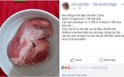 Bài toán chi tiêu thách các bà nội trợ giải: Mẹ chồng mua 2 lạng thịt, 1 cây bắp cải bảo nấu 2 bữa cho nhà 6 người