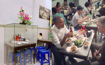 Câu chuyện chiếc bàn ăn ông Obama từng ngồi lồng khung kính lên báo nước ngoài, cộng đồng mạng bàn tán xôn xao