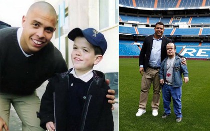 Sau 15 năm, "Người ngoài hành tinh" Ronaldo hội ngộ cậu bé chiến thắng thần chết năm nào