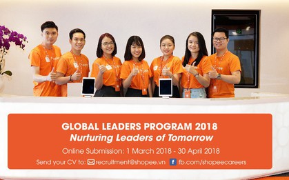 Ơn giời, Shopee đã ra mắt chương trình Global Leaders Program rồi!