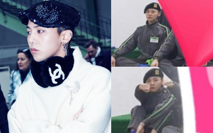 Lộ ảnh G-Dragon trong quân ngũ: Đi dép lê, ngồi một góc đáng yêu cùng đồng đội
