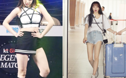 Thêm màn giảm cân gây sốt của mỹ nhân Kpop: Đùi cột đình "lột xác" đến mức khó tin
