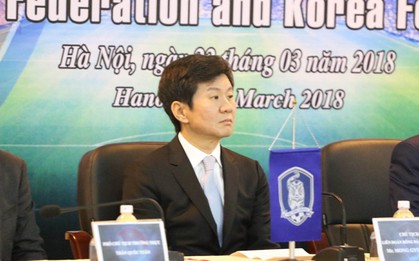 Chủ tịch LĐBĐ Hàn Quốc: Mong bóng đá Việt Nam thành thế lực châu Á