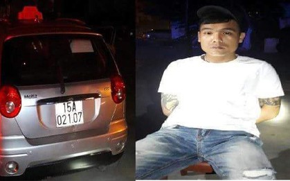 Kiểm tra taxi phát hiện đối tượng truy nã đặc biệt nguy hiểm