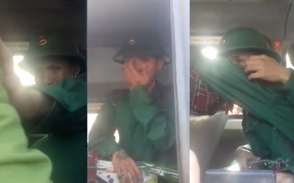 Clip: Chàng tân binh bịn rịn chia tay gia đình lên đường nhập ngũ lay động trái tim cư dân mạng
