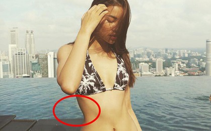 Đăng ảnh mặc bikini nóng bỏng, Phạm Hương bị soi chỉnh ảnh đến mức "biến dạng"