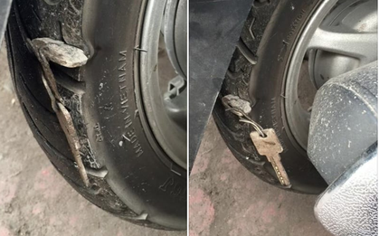 Bộ sưu tập những thứ không-phải-đinh mà lại khiến xe thủng lốp của cư dân mạng Việt