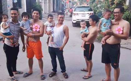 500 anh em ở nhà trông con ngày 8/3 với lời thề đảm đang chăm ngoan không thụt két trong 364 ngày còn lại