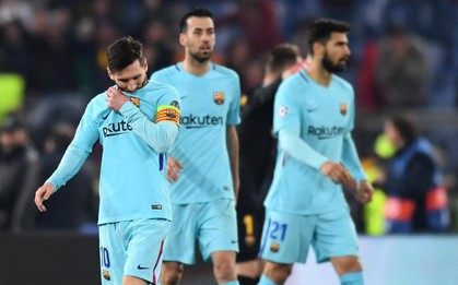 ĐIÊN RỒ: Barca bị loại khỏi Champions League dù thắng 4-1 ở lượt đi