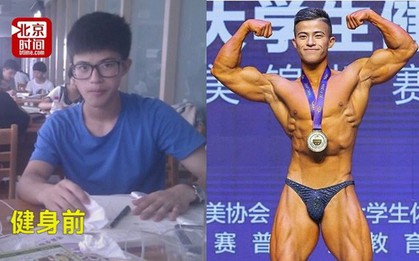 Ăn 70 lòng trắng trứng mỗi ngày trước cuộc thi thể hình, chàng trai gầy gò "lột xác" với cơ thể cường tráng, giành luôn ngôi vô địch