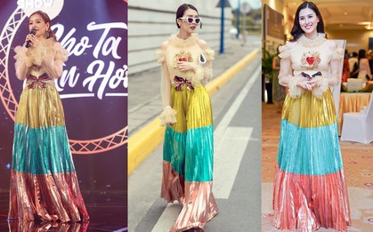 Lâu lâu mới trở lại, Tường Linh đã có ngay pha "đụng hàng kép" với Chi Pu và Hà Lade
