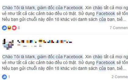 Những cảnh báo về "Facebook mất phí sử dụng" đều là giả mạo