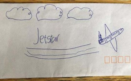 Gửi tâm thư cho hãng hàng không Jetstar, cậu bé 9 tuổi nhận được món quà bất ngờ