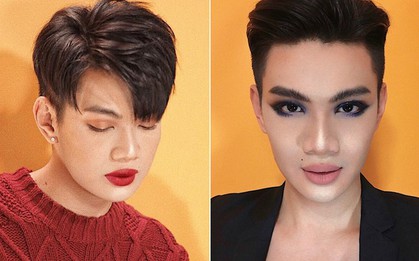 Đào Bá Lộc lại tung layout make up "ảo diệu", chứng tỏ trình độ họa mặt chẳng kém cô nàng nào