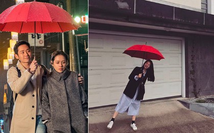 Nhờ "Chị Đẹp" quá hot, giới trẻ Hàn đang đổ xô sắm một chiếc ô đỏ siêu xinh!