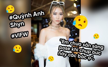 Sợ bị ném đá ảnh thảm đỏ, Quỳnh Anh Shyn vào bình luận trước "em chưa sẵn sàng pose khi chụp bức này các bác ạ"