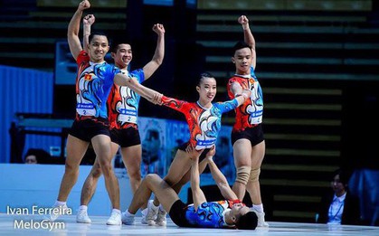 Aerobic Việt Nam giành 3 HCV thế giới