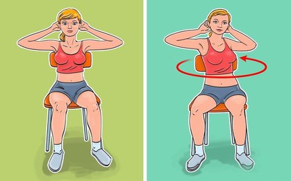 7 bài tập tại nhà với ghế giúp bạn có một vòng eo lý tưởng hè này