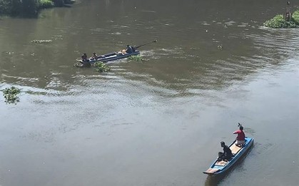 Thanh niên đi bắt cá bị điện giật văng xuống sông mất tích