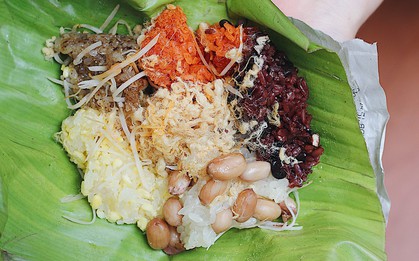 Giờ ăn xôi là phải ngũ sắc thế này mới đúng trend, vừa ngon lại “sống ảo” đẹp
