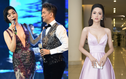 Hương Giang làm khách mời trong liveshow "ngập tràn hoa" của Đàm Vĩnh Hưng và Lệ Quyên