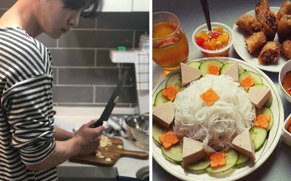 Chăm vợ bầu, chồng trổ tài nấu ăn đỉnh cao như MasterChef - vợ đẻ rồi vẫn đam mê vào bếp