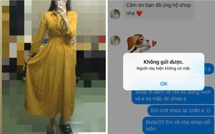 Order đầm mặc hè nhận váy giống đầm bầu, cô gái sốc khi phản hồi chủ shop thì tin nhắn "không gửi được"