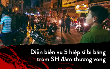 Diễn biến vụ 5 hiệp sĩ bị băng trộm SH đâm thương vong