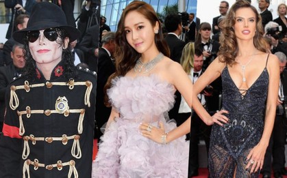 Thảm đỏ Cannes: Sao vô danh "cosplay" Michael Jackson, Jessica Jung "ngốt ngát" bên dàn siêu mẫu hạng A hở bạo