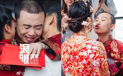 Đối thủ PGone tổ chức đám cưới ngọt ngào với bạn gái lâu năm, ôm bố mẹ vợ khóc nức nở