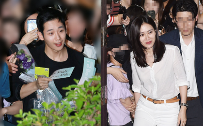 Tiệc mừng công phim "Chị đẹp": Jung Hae In bị biển fan vây kín, Son Ye Jin đẹp bất chấp giữa dàn sao