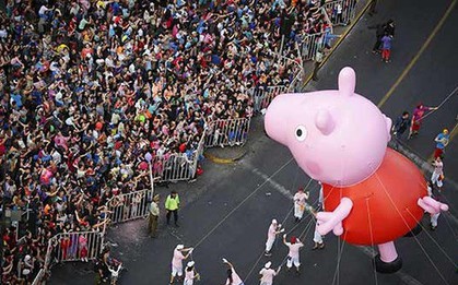 Peppa Pig, nhân vật hoạt hình Anh đã trở thành biểu tượng văn hóa hái ra tiền tại Trung Quốc
