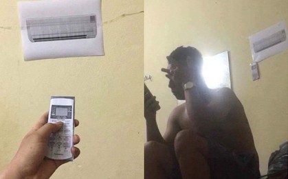 Thanh niên hướng dẫn lắp đặt điều hòa làm mát tâm hồn với giá 0 đồng
