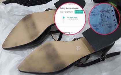Cô gái mua giày cao gót về đi thử 8 ngày mòn cả đế rồi đòi trả lại shop vì lý do hơi rộng