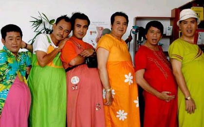 Bạn có nhớ 13 năm trước, một biệt đội đàn ông mang bầu từng oanh tạc màn ảnh Việt?