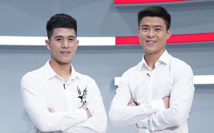 Duy Mạnh - Đình Trọng U23 chia sẻ trên truyền hình về việc được fan ghép thành 1 đôi